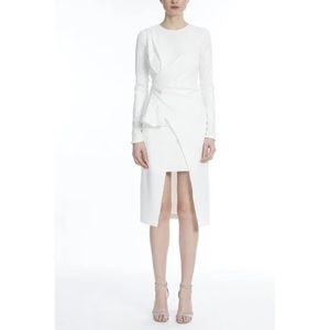 One33 Social Drape Front Crossover Ivory